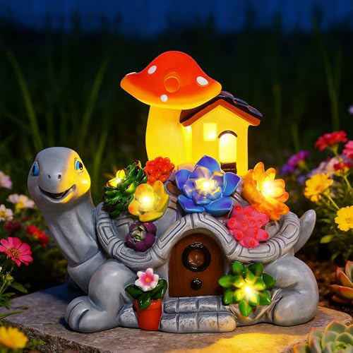 50% Off Solar Turtle Statue with LED Lights - Image 2