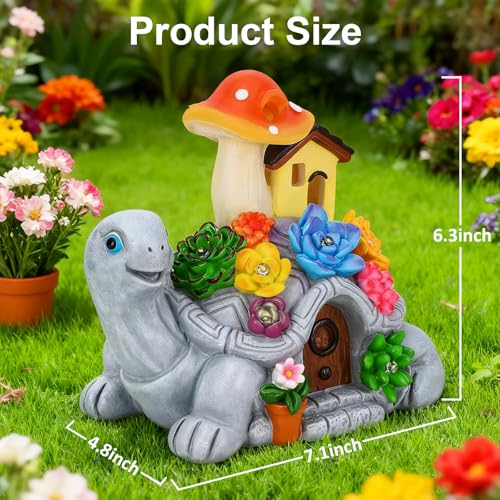 50% Off Solar Turtle Statue with LED Lights - Image 4