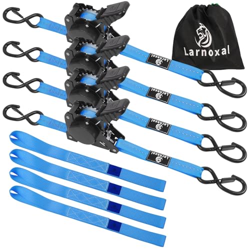 40% Off Larnoxal Retractable Ratchet Straps 4-Pack