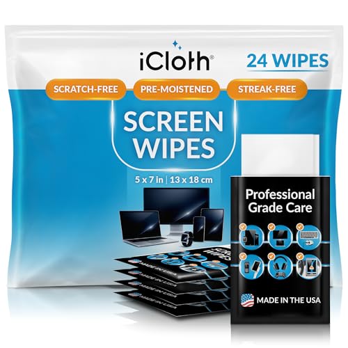 55% Off iCloth Screen Cleaner Wipes – Streak-Free & Gentle