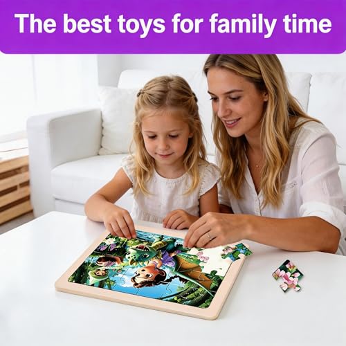 50% Off Wooden Puzzles for Kids Ages 3-5 - Image 6