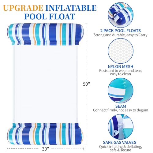 Pool Floats Adult Hammock 2 Pack - Summer Deal - Image 3