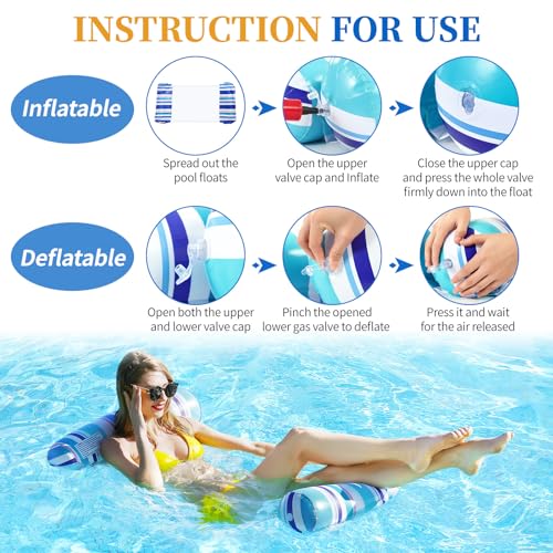 Pool Floats Adult Hammock 2 Pack - Summer Deal - Image 6