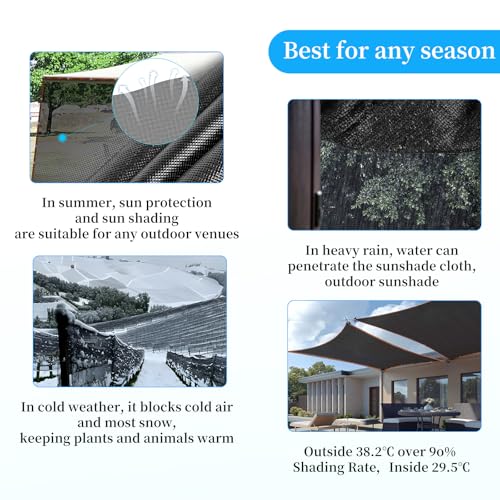 90% Shade Cloth 10x20FT – 50% Off with Code R2WJIJ96 - Image 6