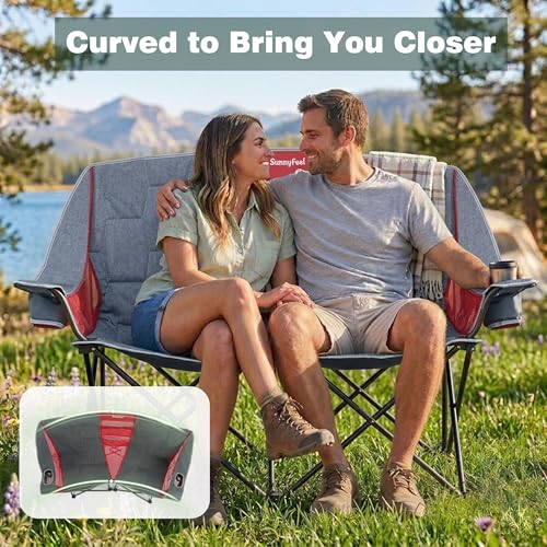 45% Off SUNNYFEEL Double Camping Chair - Use Code TXRYBIUZ - Image 4