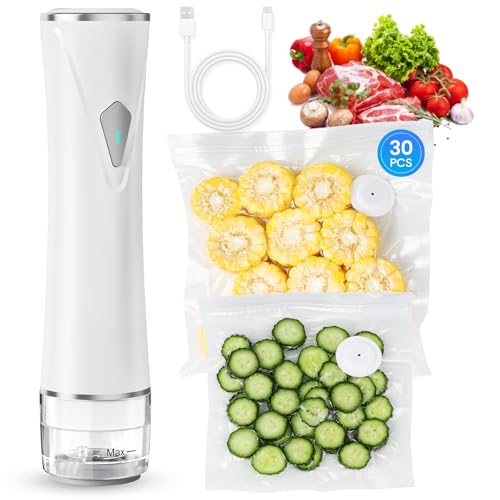 24% Off Gikxki Handheld Vacuum Sealer with 30 Bags