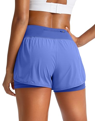 29% Off Soothfeel Women's 2-in-1 Running Shorts with Pocket - Image 4