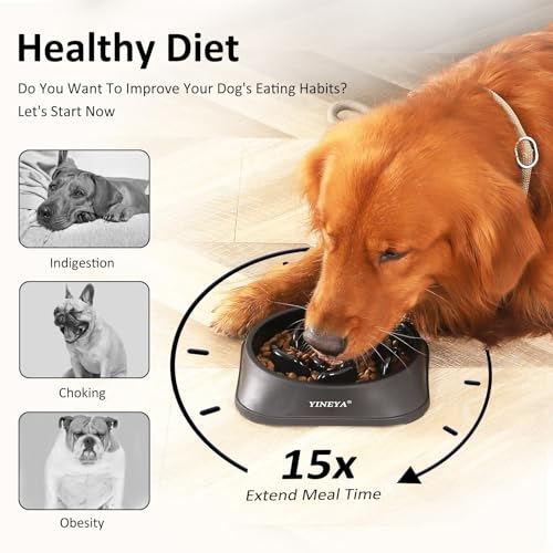 22% Off YINEYA Slow Feeder Dog Bowl - Code SLTQFX3U - Image 3