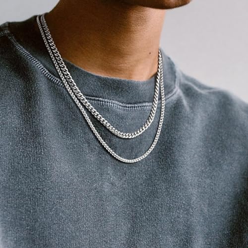 62% Off 2-Pack Cuban Link Chains for Men - Image 2