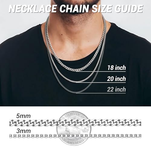 62% Off 2-Pack Cuban Link Chains for Men - Image 4