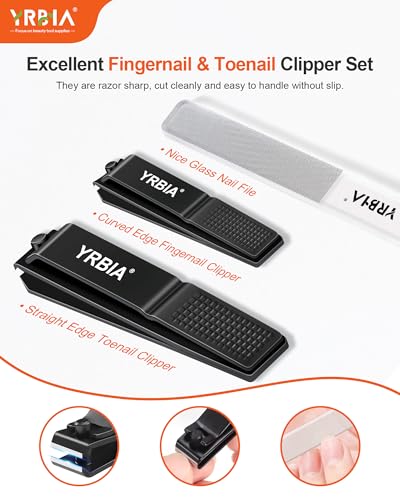 50% Off YRBIA Ultra Sharp Nail Clipper Set with File - Image 2