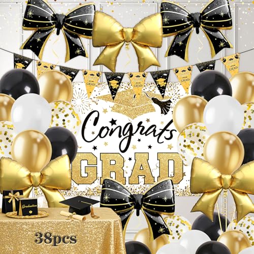 29% Off 38Pcs Graduation Decorations 2026 Set - Class of 2026 Party