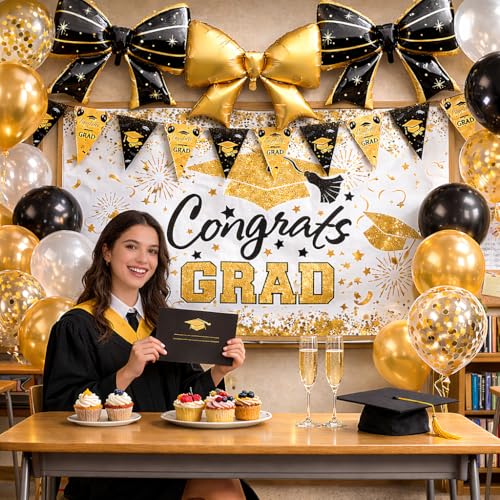 29% Off 38Pcs Graduation Decorations 2026 Set - Class of 2026 Party - Image 2
