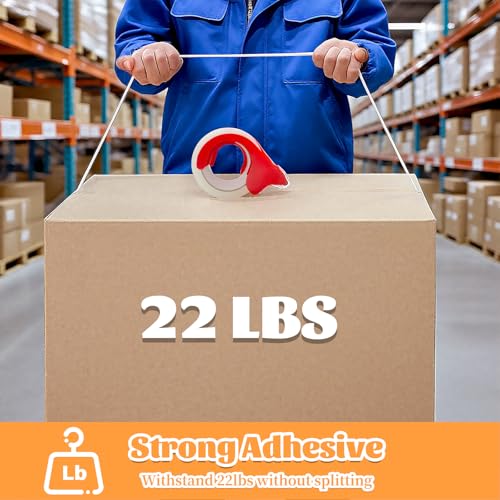6-Pack Clear Packing Tape with Dispenser - 50% Off! - Image 4