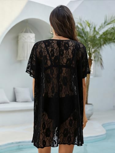 45% Off Women's Lace Swim Cover-Up Dress - Use Code - Image 6
