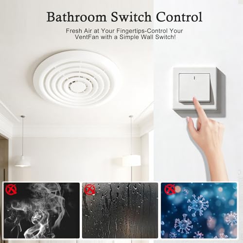 40% Off Quiet 8-inch Bathroom Exhaust Fan with Code - Image 3