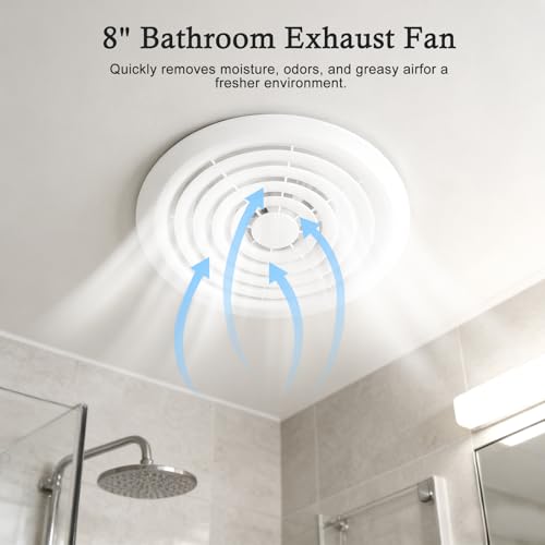 40% Off Quiet 8-inch Bathroom Exhaust Fan with Code - Image 6