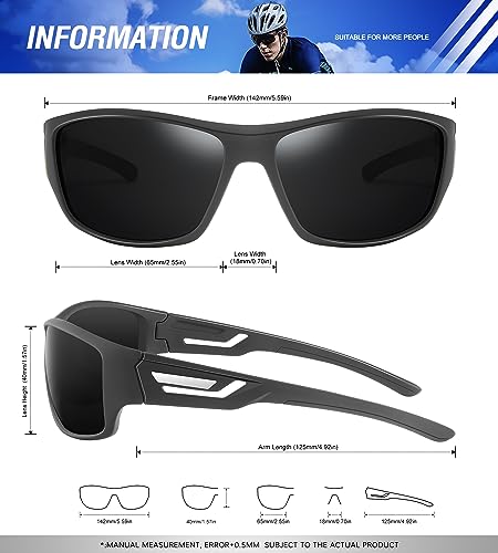 23% Off KALIYADI Polarized Sports Sunglasses for Men - Image 7