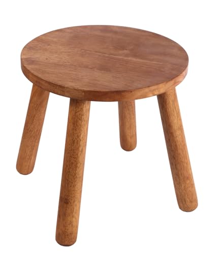 18% Off Round Solid Wooden Step Stool – Multipurpose & Durable