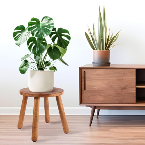 18% Off Round Solid Wooden Step Stool – Multipurpose & Durable - Image 2
