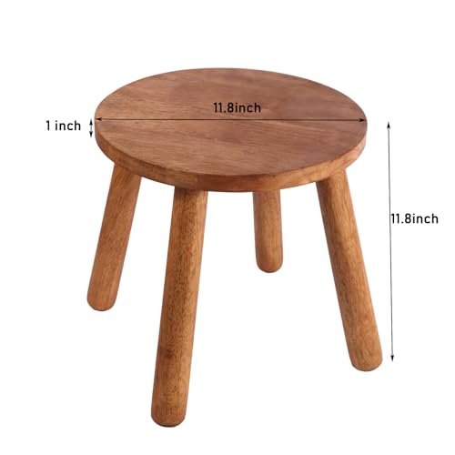 18% Off Round Solid Wooden Step Stool – Multipurpose & Durable - Image 3