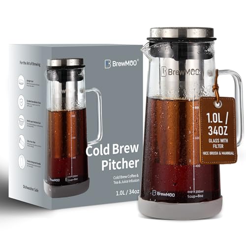 50% Off BrewMOO Cold Brew Coffee Maker Pitcher