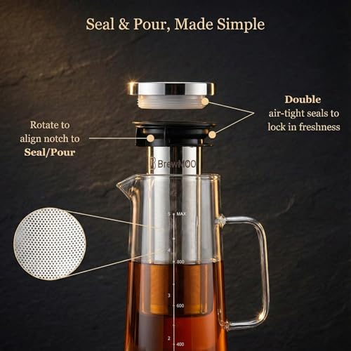 50% Off BrewMOO Cold Brew Coffee Maker Pitcher - Image 5