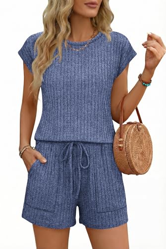 Ekouaer Summer Romper for Women at $23.99