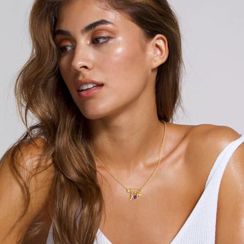 MONOOC Initial Birthstone Necklace - 77% Off with Code TSK997XT - Image 2
