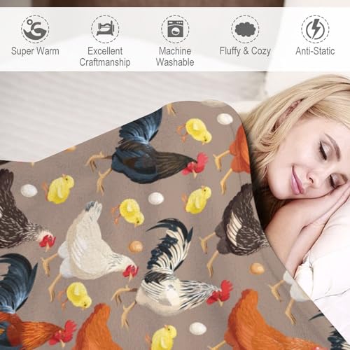 50% Off Chicken Throw Blanket - Cozy & Fun Gift for Teens - Image 3