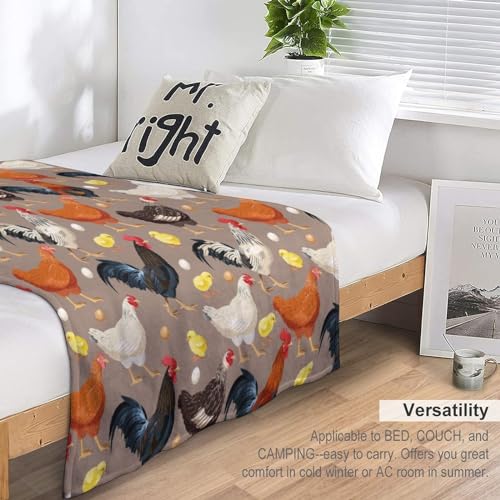 50% Off Chicken Throw Blanket - Cozy & Fun Gift for Teens - Image 5