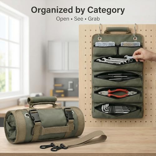 50% Off Heavy-Duty Tool Bag with 6 Zipper Pockets - Image 2