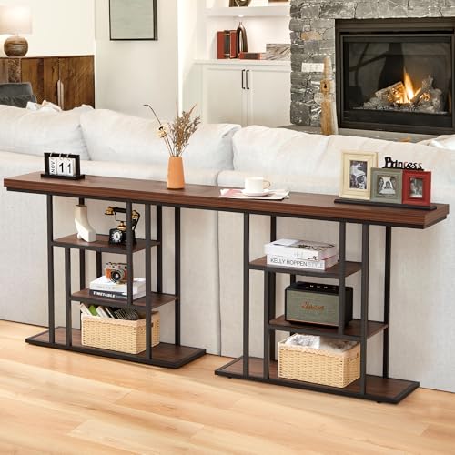 50% Off HABUTWAY 42" Industrial Entryway Table w/ Storage - Image 5