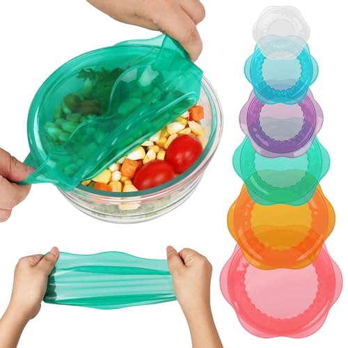 40% Off Reusable Silicone Stretch Lids for Food Storage