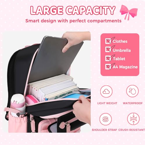 26% Off Cute Aesthetic Girls Backpack for School - Image 3