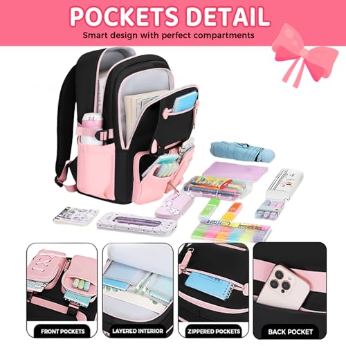 26% Off Cute Aesthetic Girls Backpack for School - Image 5