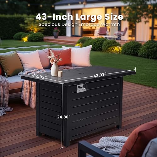 50% Off R.W.Flame 43-Inch Propane Fire Pit Table - Image 4
