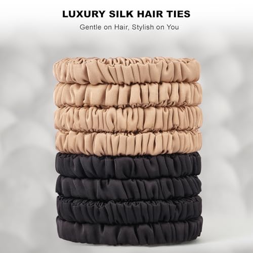 50% Off ZHENSILK Mulberry Silk Scrunchies 8-Pack - Image 2