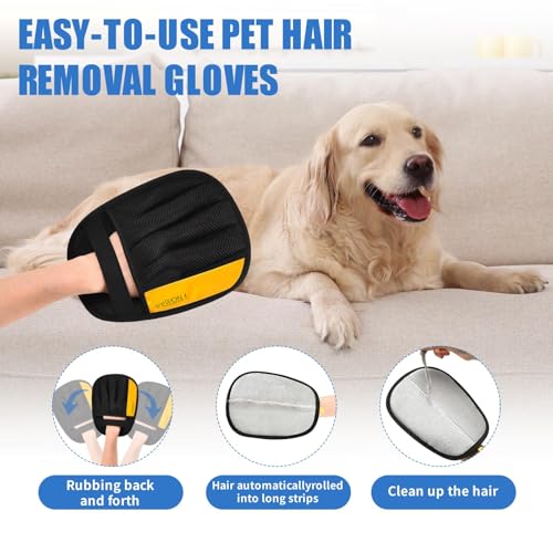 26% Off Upgraded Pet Hair Removal Glove for Dogs & Cats - Image 2