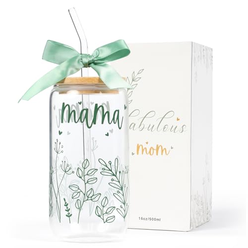 35% Off Bow Mama Glass Cup for Mom - 16oz Tumbler