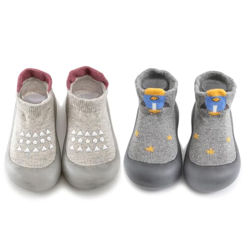 52% Off HOVELL Baby Non-Slip Socks Shoes 2 Pairs