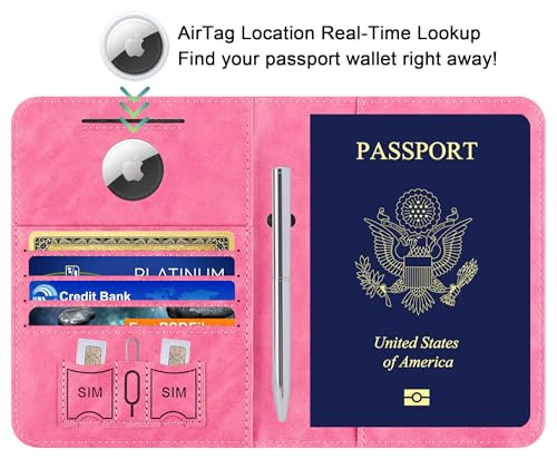 17% Off JOVAGO Airtag Passport Holder with RFID Blocking - Image 2