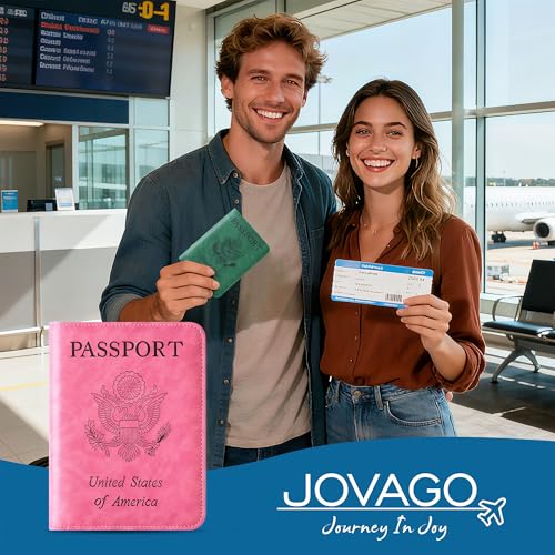 17% Off JOVAGO Airtag Passport Holder with RFID Blocking - Image 4