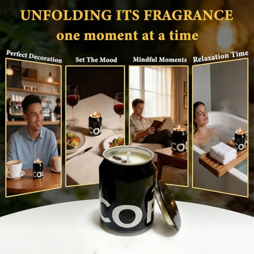 30% Off SILEAGEO Coffee Scented Soy Candle - Use Code DR8CQ8SN - Image 5