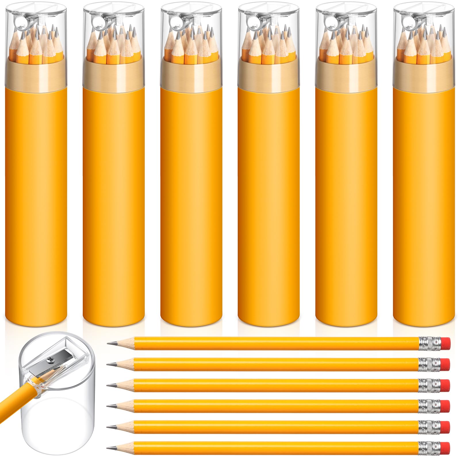 50% Off 24 Pre-Sharpened Pencils with Sharpener & Eraser