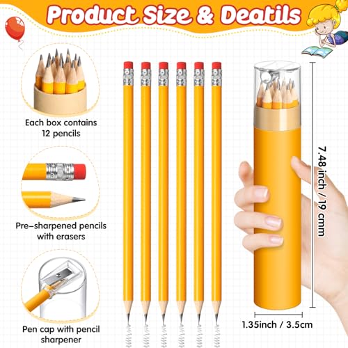 50% Off 24 Pre-Sharpened Pencils with Sharpener & Eraser - Image 3