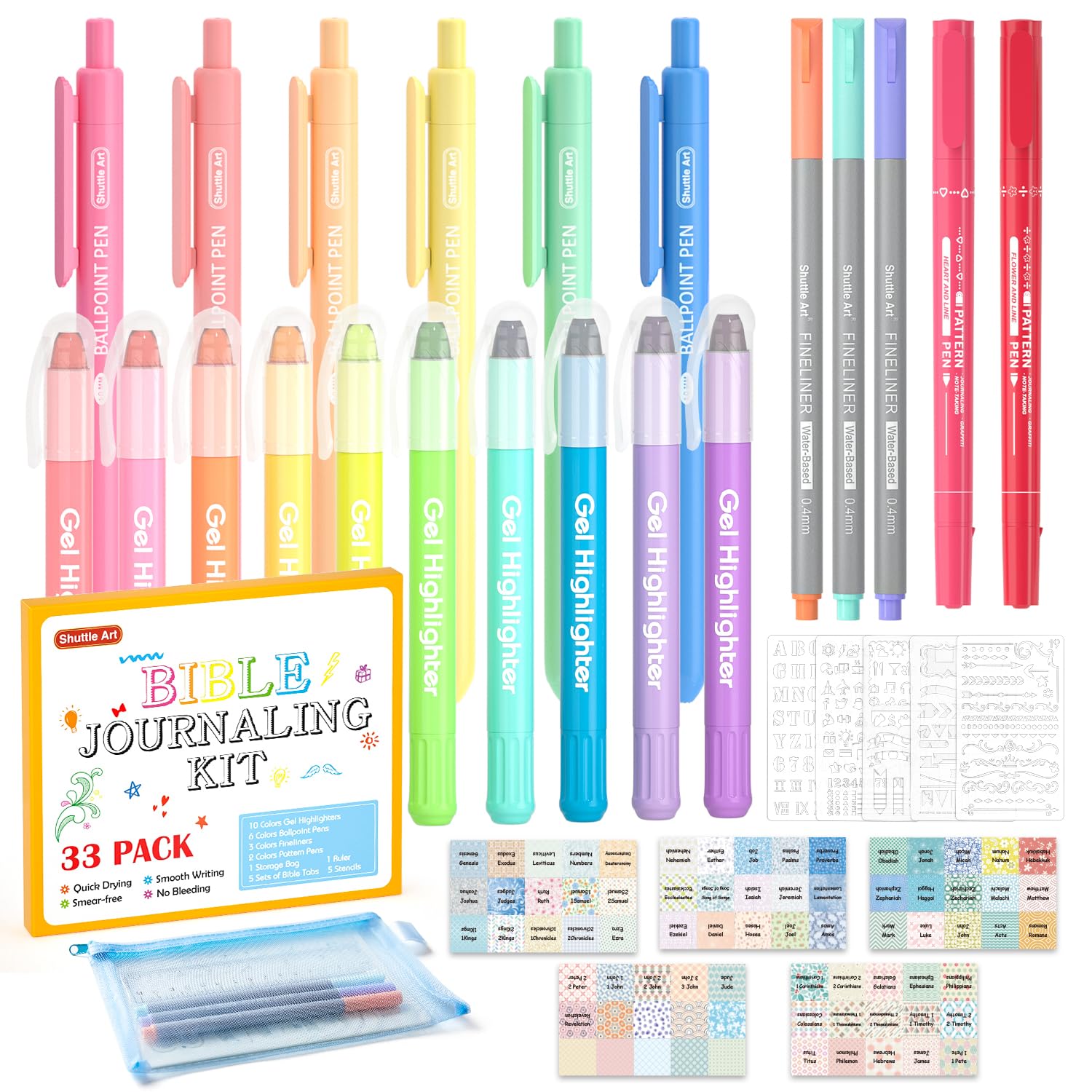 40% Off Shuttle Art Bible Journaling Kit – 33 Pieces