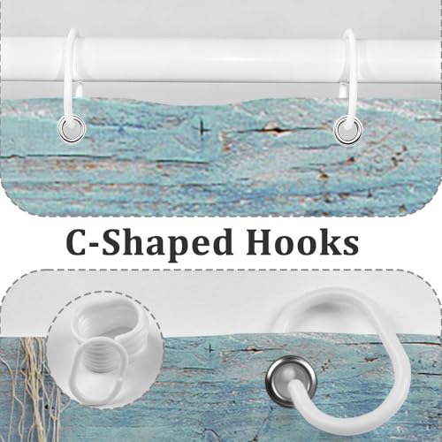 50% Off Nautical Shower Curtain with Starfish Design - Image 7