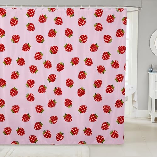30% Off Feelyou Strawberry Shower Curtain Set - Image 2