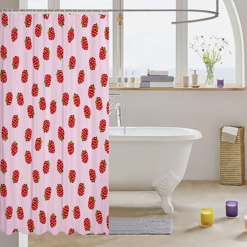 30% Off Feelyou Strawberry Shower Curtain Set - Image 4